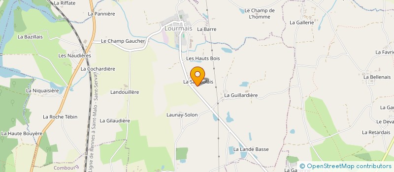 localisation de l'entreprise ENTREPRISE DE MACONNERIE ALAIN ORY à LOURMAIS