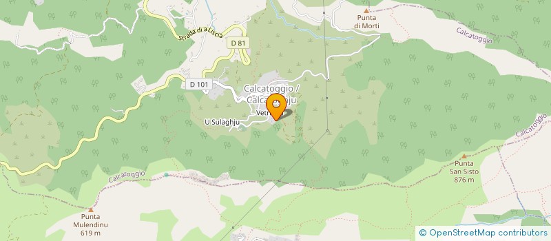 localisation de l'entreprise ENTREPRISE DE MACONNERIE AVOLIO à CALCATOGGIO