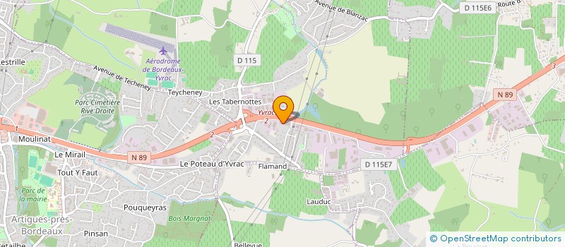 localisation de l'entreprise ENTREPRISE DE MACONNERIE BUREAU MICHEL à YVRAC