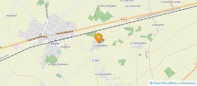 localisation de l'entreprise ENTREPRISE DE MACONNERIE CHARON QUENTIN à ROUILLE
