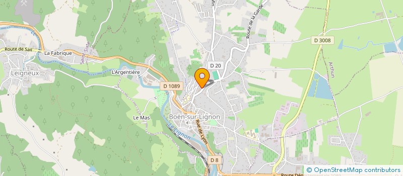 localisation de l'entreprise ENTREPRISE DE MACONNERIE CITAK  BOEN-SUR-LIGNON