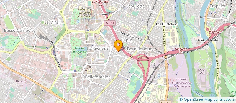 localisation de l'entreprise ENTREPRISE DE MACONNERIE GENERALE à TOULOUSE