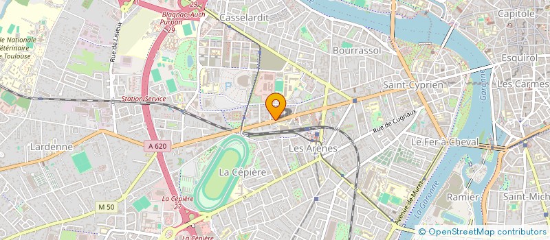 localisation de l'entreprise ENTREPRISE DE MACONNERIE GENERALE AYKAC à TOULOUSE