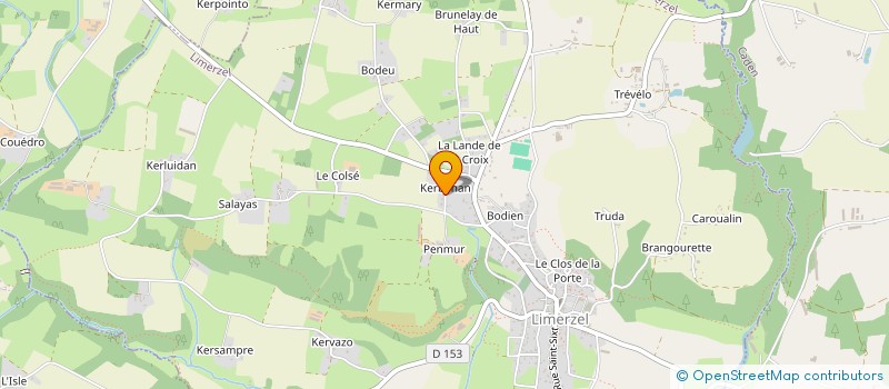 localisation de l'entreprise ENTREPRISE DE MACONNERIE LIMERZELAISE  LIMERZEL