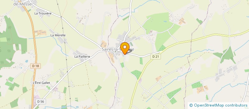 localisation de l'entreprise ENTREPRISE DE MACONNERIE ROUSSEL à SAIRES-LA-VERRERIE