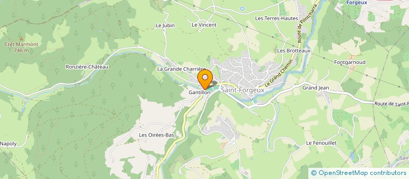 localisation de l'entreprise ENTREPRISE DE MACONNERIE SAINT FORGEUX à SAINT-FORGEUX