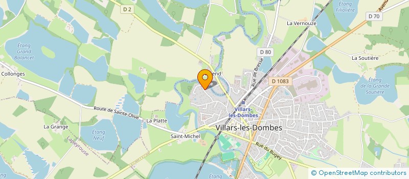 localisation de l'entreprise ENTREPRISE DE MACONNERIE TALANCONNAISE à VILLARS-LES-DOMBES