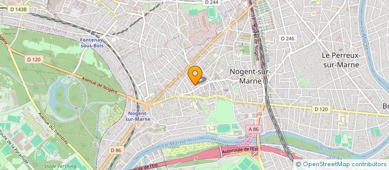 localisation de l'entreprise ENTREPRISE DE MACONNERIE TARAVELLA à NOGENT-SUR-MARNE