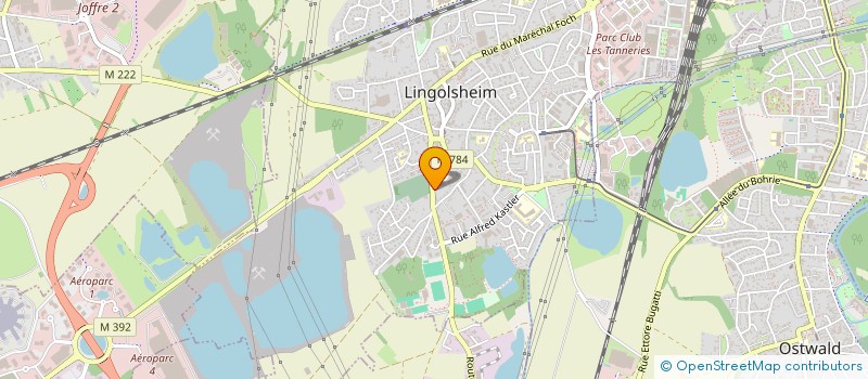 localisation de l'entreprise ENTREPRISE DE MAINTENANCE EN CONSTRUCTION MODULAIRE  LINGOLSHEIM