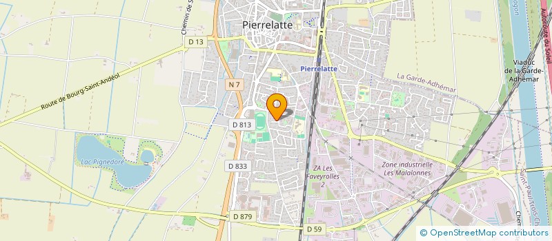 localisation de l'entreprise ENTREPRISE DE MAINTENANCE ET SERVICES  SAINT-BRES