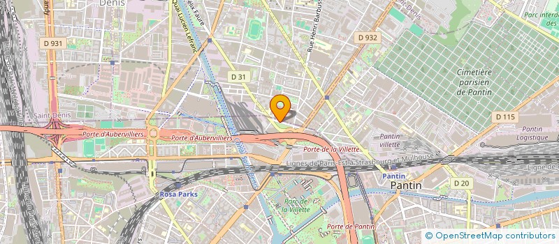 localisation de l'entreprise ENTREPRISE DE MAITENANCE ET NETTOYAGE DU BATIMENT à AUBERVILLIERS