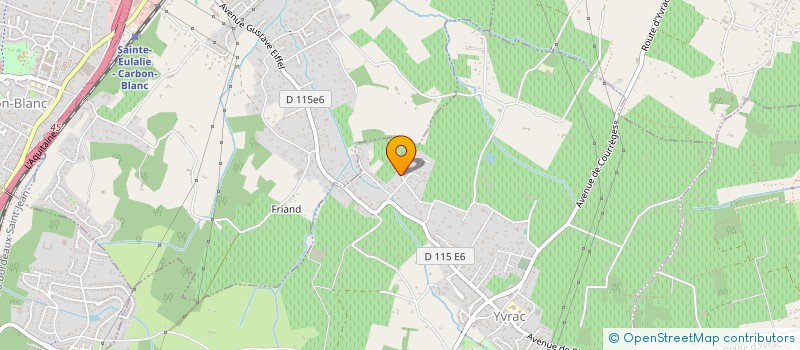 localisation de l'entreprise ENTREPRISE DE MENUISERIE INTERNATIONALE AQUITAINE à YVRAC