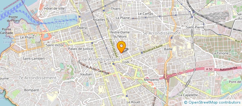 localisation de l'entreprise ENTREPRISE DE NETTOYAGE DU SUD EST à MARSEILLE