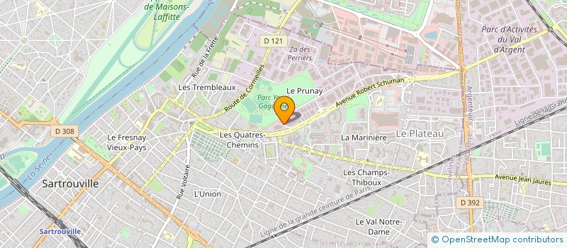 localisation de l'entreprise ENTREPRISE DE NETTOYAGE HENRI LEFEUVRE  SARTROUVILLE