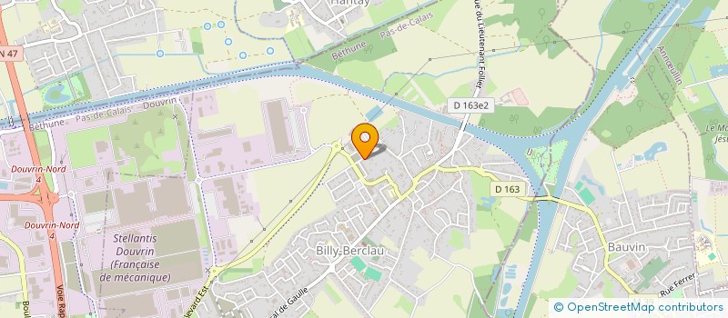 localisation de l'entreprise ENTREPRISE DE NETTOYAGE MACKOWIAK à AIX-NOULETTE