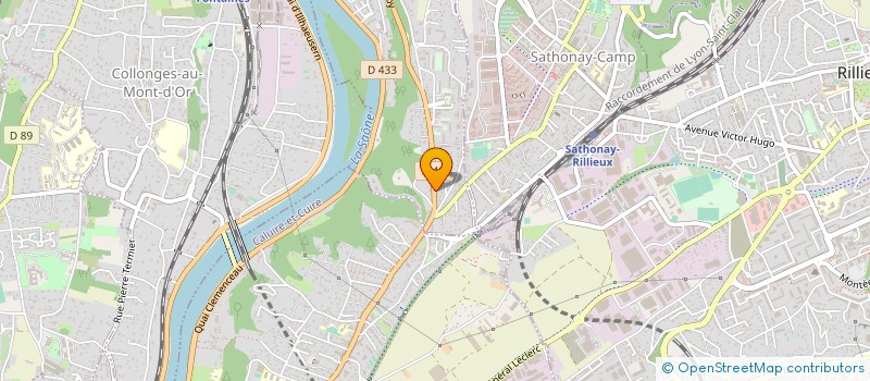 localisation de l'entreprise ENTREPRISE DE NETTOYAGE PEREIRA PERE ET FILS à FONTAINES-SUR-SAONE