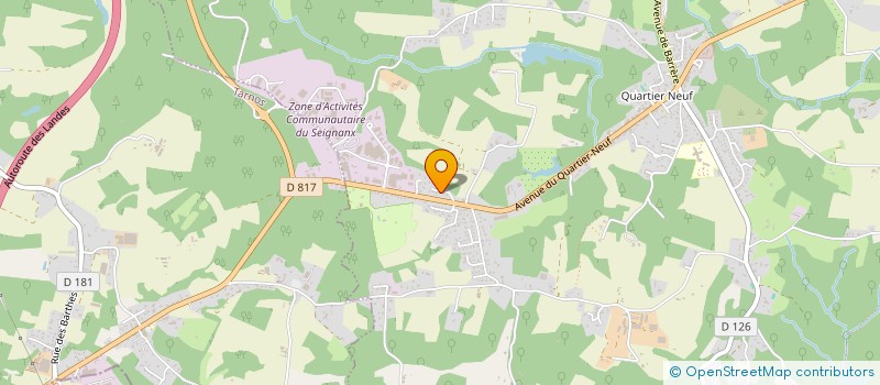 localisation de l'entreprise ENTREPRISE DE PEINTURE DELAFAYE  SAINT-MARTIN-DE-SEIGNANX