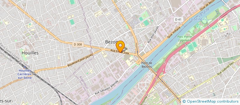 localisation de l'entreprise ENTREPRISE DE PEINTURE EN BATIMENT  BEZONS