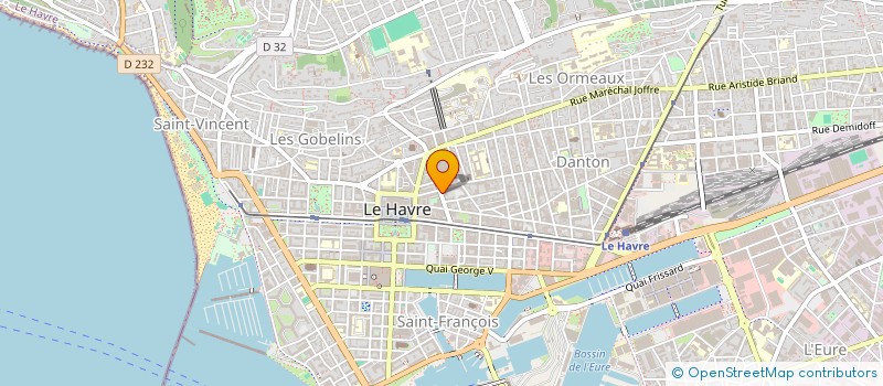 localisation de l'entreprise ENTREPRISE DE PEINTURE ET AUTRES TRAVAUX à LE HAVRE