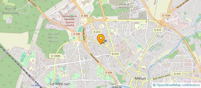 localisation de l'entreprise ENTREPRISE DE PEINTURE ET REVETEMENT à MELUN