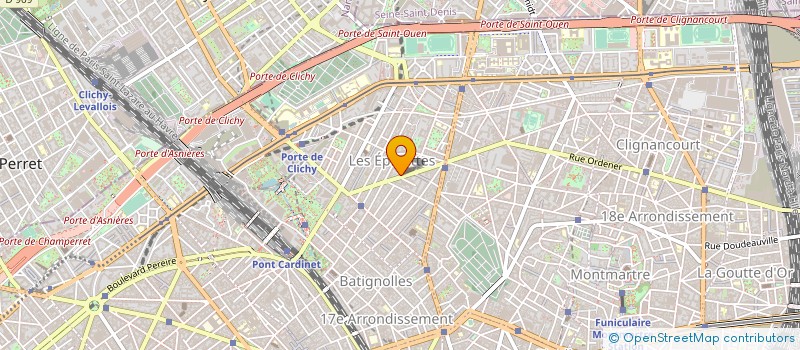 localisation de l'entreprise ENTREPRISE DE PEINTURE LENZI à PARIS