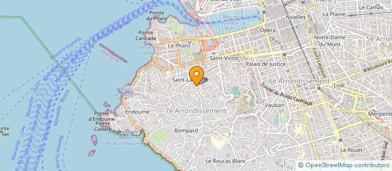 localisation de l'entreprise ENTREPRISE DE PEINTURE PETROSINO à MARSEILLE