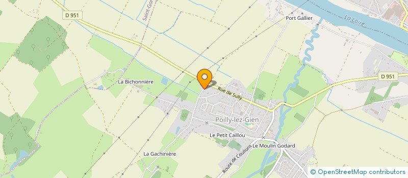 localisation de l'entreprise ENTREPRISE DE PEINTURE RETAIL P.  POILLY-LEZ-GIEN