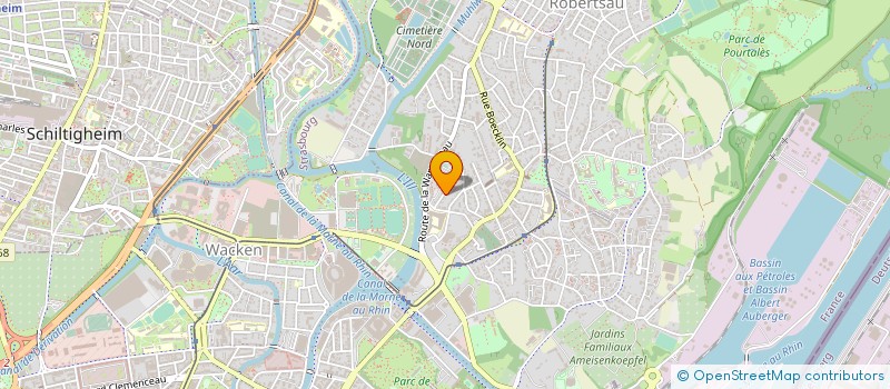 localisation de l'entreprise ENTREPRISE DE PEINTURE ROESER à STRASBOURG