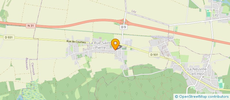 localisation de l'entreprise ENTREPRISE DE PEINTURE SIMON SALLE  HAUDIVILLERS