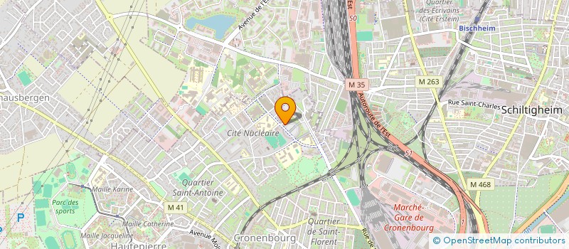 localisation de l'entreprise ENTREPRISE DE PEINTURE SPARTEL à STRASBOURG
