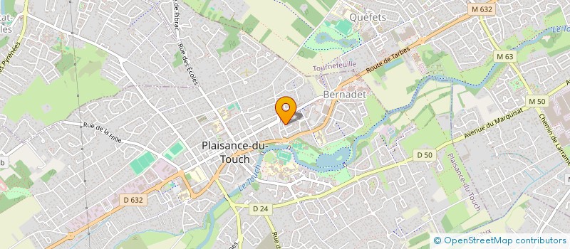 localisation de l'entreprise ENTREPRISE DE PLATRERIE ET DE SECOND OEUVRE OCCITANE à PLAISANCE-DU-TOUCH
