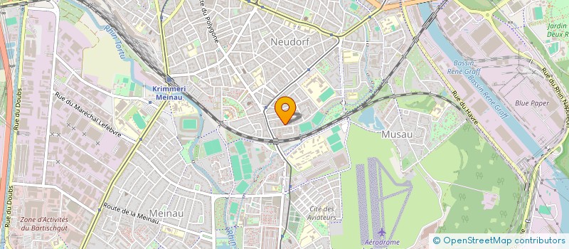 localisation de l'entreprise ENTREPRISE DE PLATRERIE FLADENMULLER à STRASBOURG