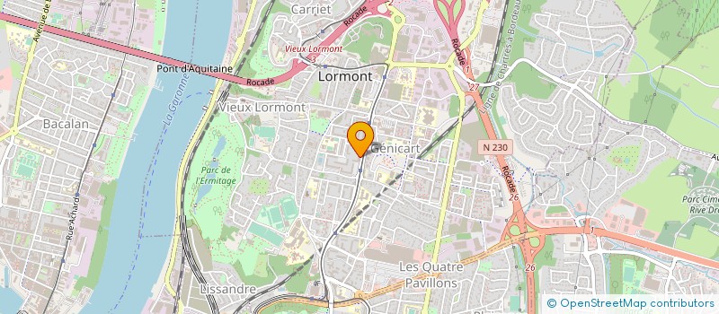 localisation de l'entreprise ENTREPRISE DE PLATRERIE PEREIRA à LORMONT