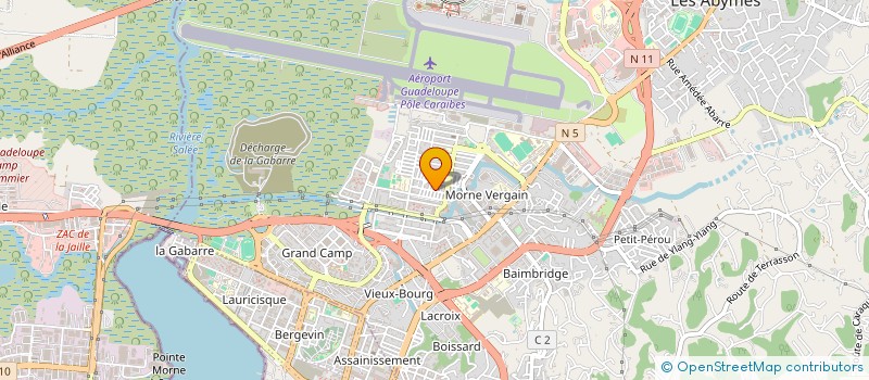 localisation de l'entreprise ENTREPRISE DE PLOMBERIE ET D'EXTRACTION à LES ABYMES