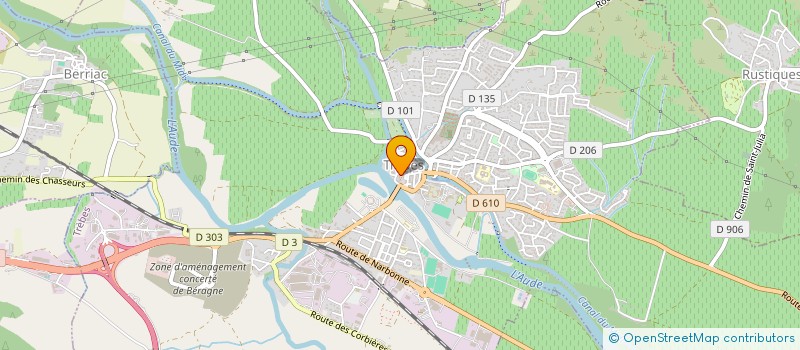 localisation de l'entreprise ENTREPRISE DE POSE VERGNES FRERES à TREBES