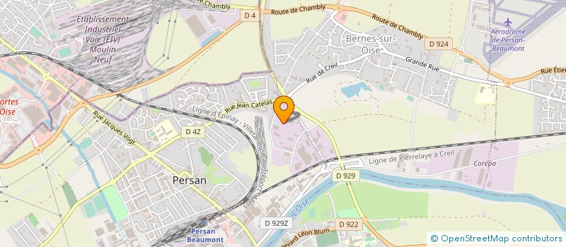 localisation de l'entreprise ENTREPRISE DE PROJECTION DE MATERIAUX ISOLANTS  PERSAN