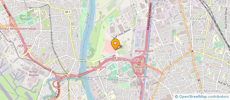 localisation de l'entreprise ENTREPRISE DE PROPRETE CATALAN à TOULOUSE