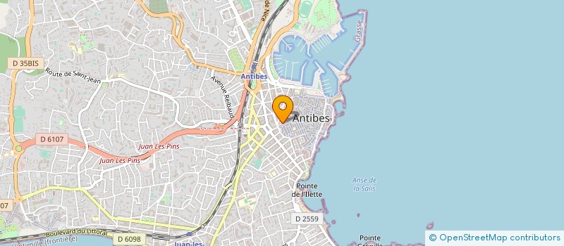 localisation de l'entreprise ENTREPRISE DE REALISATION ELECTRIQUE à ANTIBES
