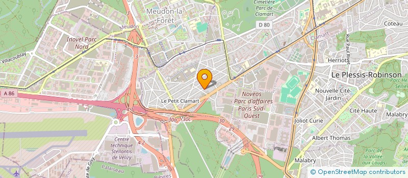 localisation de l'entreprise ENTREPRISE DE RENOVATION ET D'AMENAGEMENT DE L'HABITAT à CLAMART