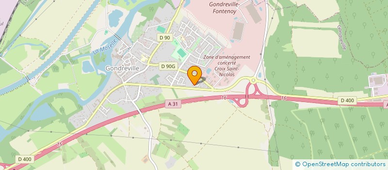 localisation de l'entreprise ENTREPRISE DE SANCTIS NATALE  GONDREVILLE