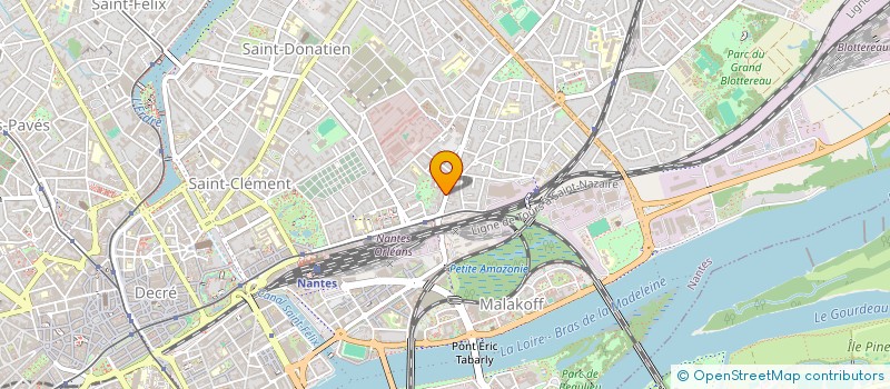 localisation de l'entreprise ENTREPRISE DE SERVICE EN SONORISATION AUDIOVISUELLE ET MULTIMEDIA à NANTES