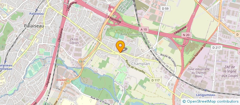 localisation de l'entreprise ENTREPRISE DE SERVICES ET TRAVAUX à CHAMPLAN