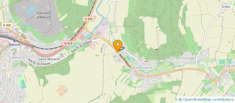 localisation de l'entreprise ENTREPRISE DE SERVICES INDUSTRIELS SARL à WITTERSDORF