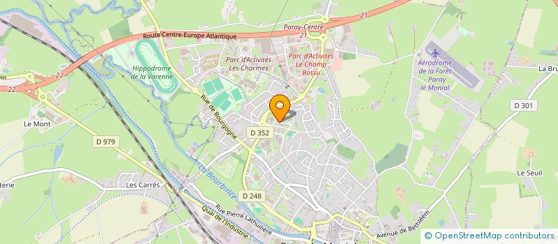 localisation de l'entreprise ENTREPRISE DE SOUDURE FERROVIAIRE à PARAY-LE-MONIAL