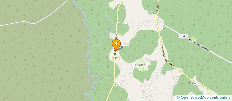 localisation de l'entreprise ENTREPRISE DE STOCKAGE  SAINTE-EULALIE-EN-BORN