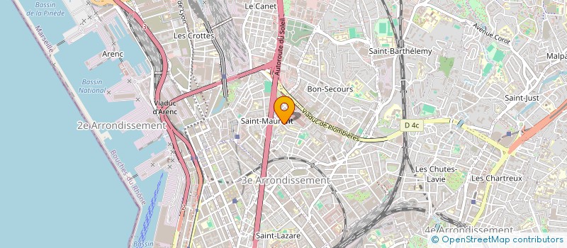 localisation de l'entreprise ENTREPRISE DE TELETRANSMISSION ET DE SERVICES à MARSEILLE