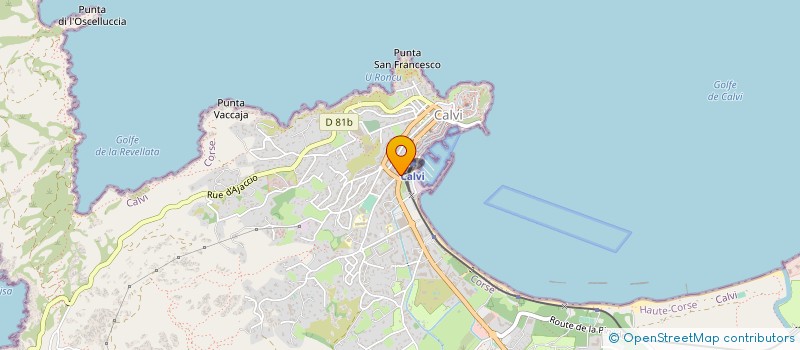 localisation de l'entreprise ENTREPRISE DE TRANSACTIONS IMMOBILIERES CONSEILS à CALVI