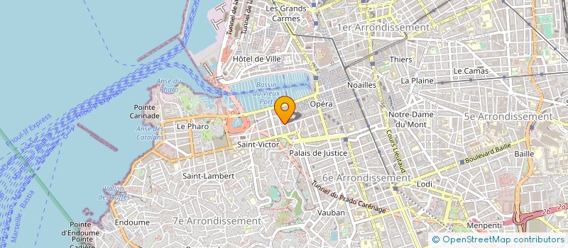 localisation de l'entreprise ENTREPRISE DE TRANSPORTS BAUFF à MARSEILLE