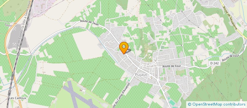 localisation de l'entreprise ENTREPRISE DE TRANSPORTS MARTIN à PUJAUT