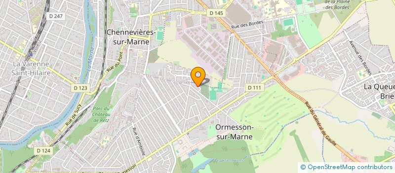 localisation de l'entreprise ENTREPRISE DE TRANSPORTS MICHEL BIZOT  ORMESSON-SUR-MARNE